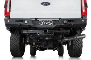 Ford Super Duty F250 Rear Bumper - Addictive Desert Designs - Bomber - Hammer Black - `23-`27 Ford Super Duty F250 Rear Bumper - Addictive Desert Designs - Bomber - Hammer Black - `23-`27